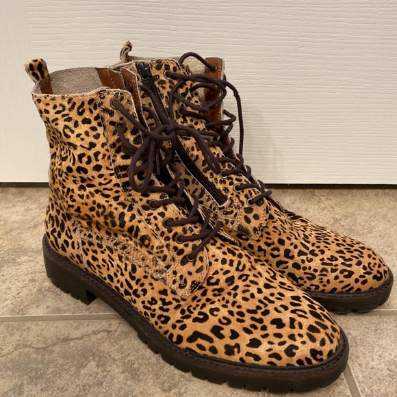Lucky Brand Shoes - ⭐️Like New Leopard Boots!!⭐️
